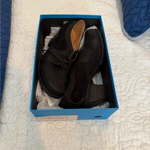 John Fluevog Black Women's Oxfords